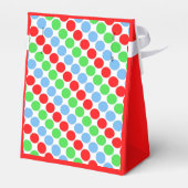 Ballotins Grosse pois multicolore années rétro (Arrière)