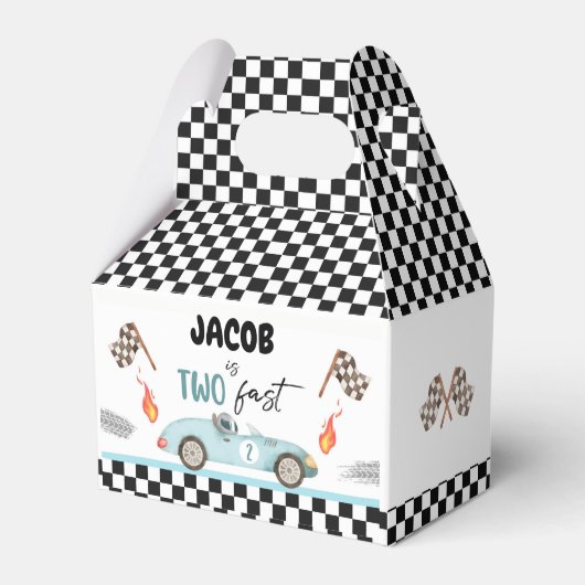 Ballotins Grossissant Deux Voitures De Course Rapide Garçon (Verso)