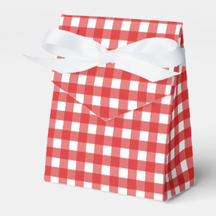 Ballotins Guingan rouge et blanc