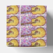 Ballotins guitare acoustique patinée jaune (Haut)