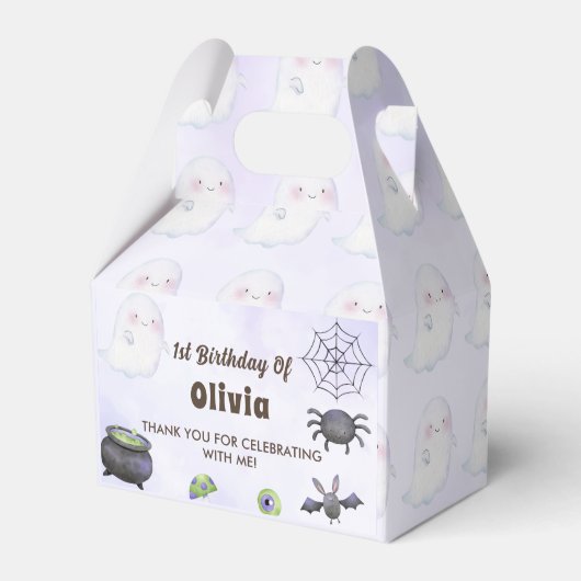 Ballotins Halloween Anniversaire mignonne Fête Fantôme (Verso)