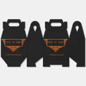 Ballotins Halloween Citrouille Orange Trick ou traitement (Déplié)