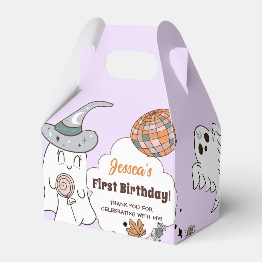 Ballotins Halloween Cute Ghost Anniversaire (Verso)