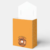 Ballotins Halloween Éffrayant Orange Web Donut (Ouvert)