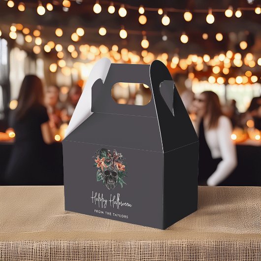 Ballotins Halloween florale tropicale