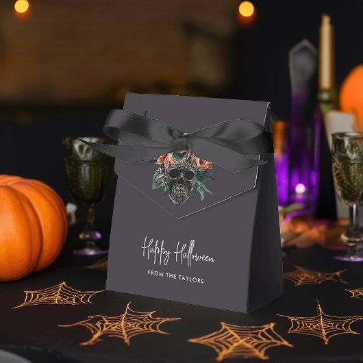 Ballotins Halloween florale tropicale