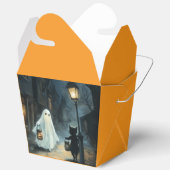 Ballotins Halloween Ghost et Rencontre de chat (Ouvrir)