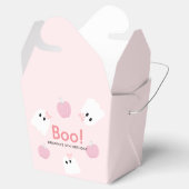 Ballotins Halloween Ghost Girl & Citrouille mignon rose (Ouvert)