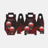 Ballotins Halloween gothique morose floral effrayant (Déplié)