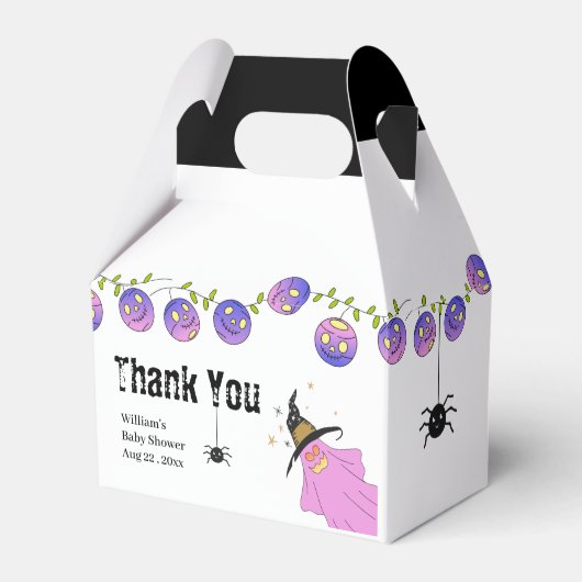 Ballotins Halloween Gradient Ghost Crâne Garland (Verso)