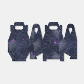 Ballotins Halloween Grunge Vintage Bleu Foncé (Déplié)