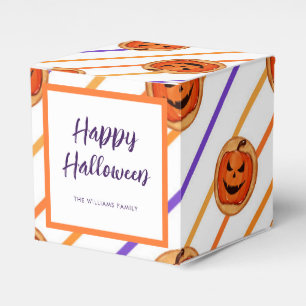 Ballotins Halloween Jack-O-Lanterne Blancs personnalisés
