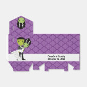 Ballotins Halloween Mariage Favor Box (Déplié)