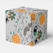 Ballotins Halloween mignon Citrouille chauve Doodle Motif gr (Arrière)