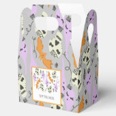 Ballotins Halloween mignon crâne fantôme Doodle Motif gris (Ouvert)