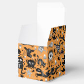 Ballotins Halloween Monster vintage sur orange (Ouvert)