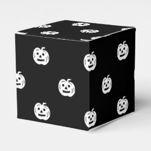 Ballotins Halloween noir blanc Jack-o'-lantern motif mignon