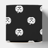 Ballotins Halloween noir blanc Jack-o'-lantern motif mignon (Haut)