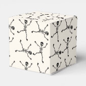 Ballotins Halloween noir et blanc main dessinée squelette Ha (Arrière)