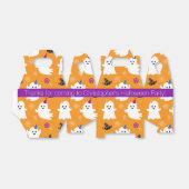 Ballotins Halloween Orange Little Ghost Enfants Merci de fêt (Déplié)