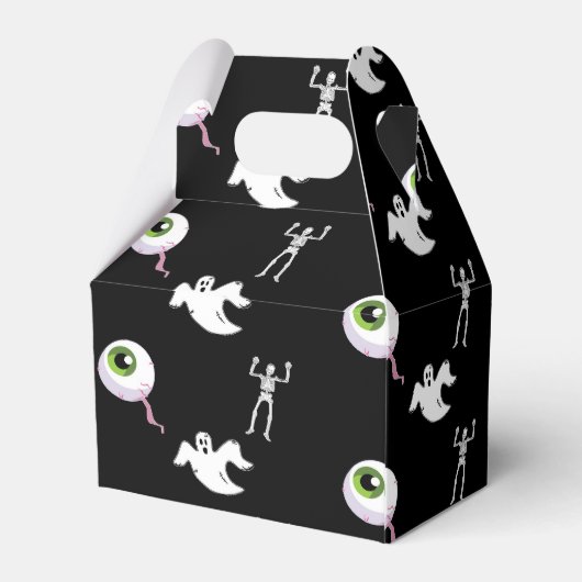 Ballotins Halloween pattern on black (Arrière)