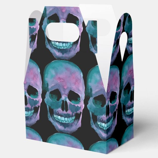 Ballotins Halloween Sortir Ballotin - Design crâne (Ouvert)