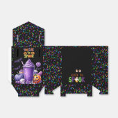 Ballotins Halloween tendance Noir "Trop mignon pour parler" (Déplié)