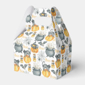 Ballotins Halloween Whimsical Cauldron et Motif de chats (Arrière)
