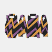Ballotins Halloween Zig Zags Orange Violet  (Déplié)