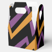 Ballotins Halloween Zig Zags Orange Violet  (Ouvert)