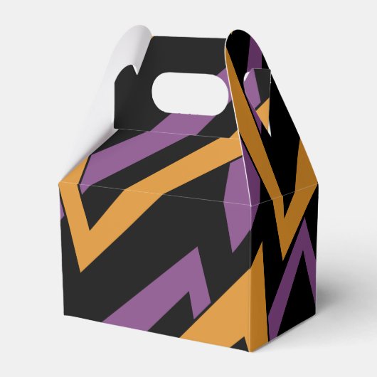 Ballotins Halloween Zig Zags Orange Violet  (Verso)