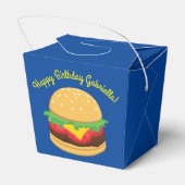 Ballotins Hamburger Birthday Party Burger Ballotin (Arrière)