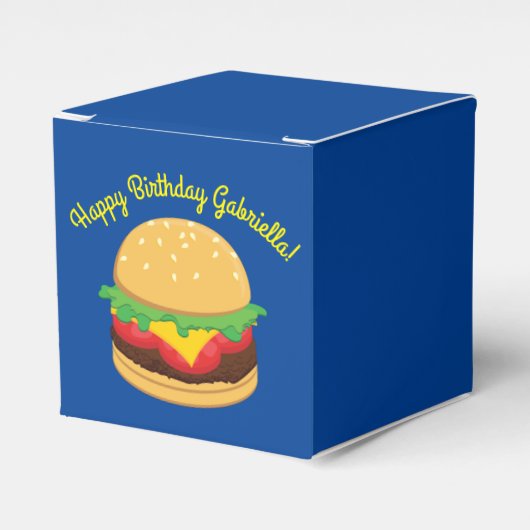 Ballotins Hamburger Birthday Party Burger Ballotin (Verso)