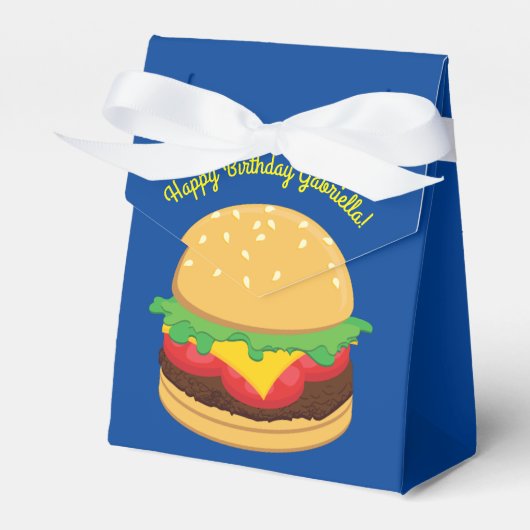Ballotins Hamburger Birthday Party Burger Ballotin (Verso)