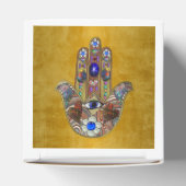 Ballotins Hamsa Coeurs Fleurs Opal Art sur Or (Haut)