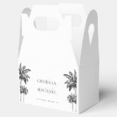 Ballotins Hand Drawn Palm Trees Boho Beach Names Wedding (Ouvert)