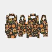 Ballotins Hand Drawn Rustic Fall Pattern Favor Box (Déplié)
