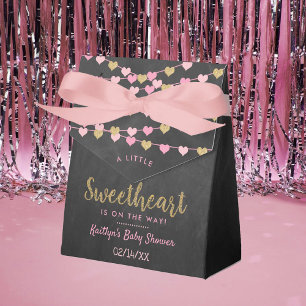 Ballotins Hanging Love Hearts Little Sweetheart Baby Shower