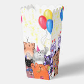 Ballotins Happy Cat Party Popcorn Box (Recto)