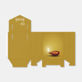 Ballotins Happy Diwali Diya - Tente Ballotin (Déplié)