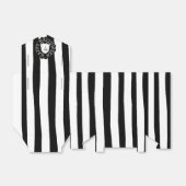 Ballotins Happy Halloween Black and White Party Favoriser le (Déplié)