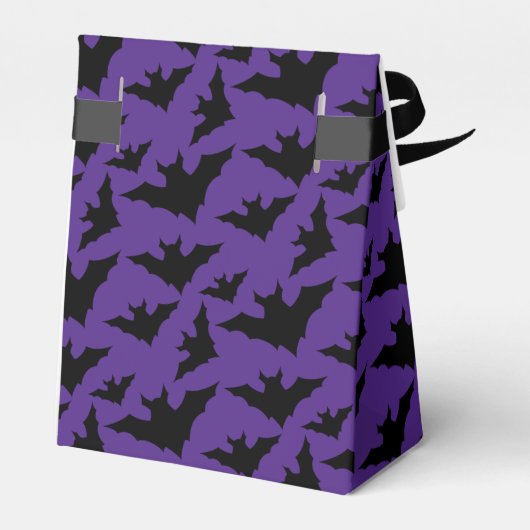 Ballotins Happy Halloween chauves-chauves-souris violet éffr (Arrière)