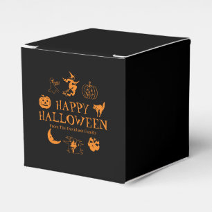 Ballotins Happy Halloween nom personnalisé traiter éffraya