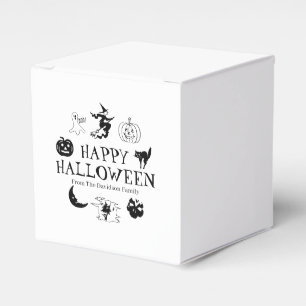 Ballotins Happy Halloween nom personnalisé traiter éffrayant