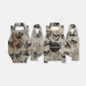 Ballotins Happy Halloween Party Vintages crânes (Déplié)