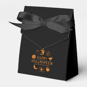 Ballotins Happy Halloween traiter nom personnalisé noir ora
