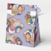 Ballotins Happy Illustrated Gift Favor Box (Arrière)