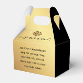 Ballotins HAPPY PURIM Script Personnalisé Mishloach Manos (Arrière)