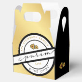 Ballotins HAPPY PURIM Script Personnalisé Mishloach Manos (Ouvert)