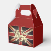 Ballotins Harry Meghan Gable Style Mariage Favor Box (Arrière)